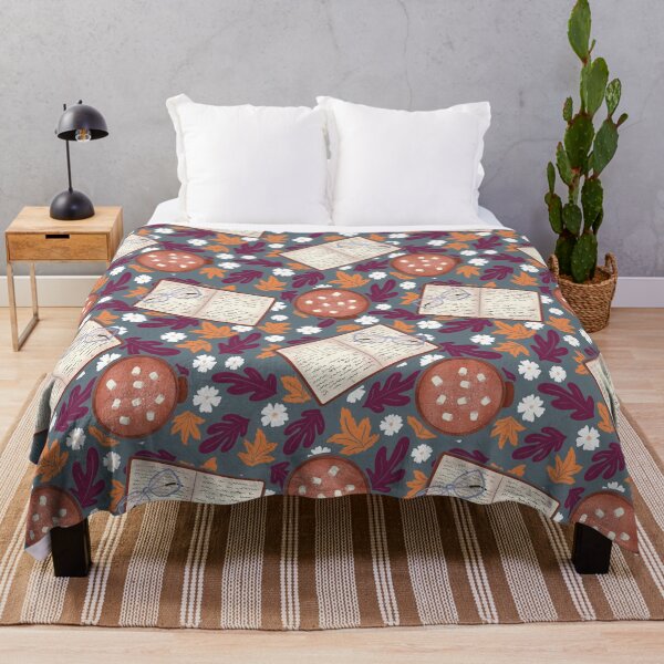 Item preview, Cozy Fall – Books, Hot Cocoa, Glasses, and Autumn Florals designed and sold by JVCreative.