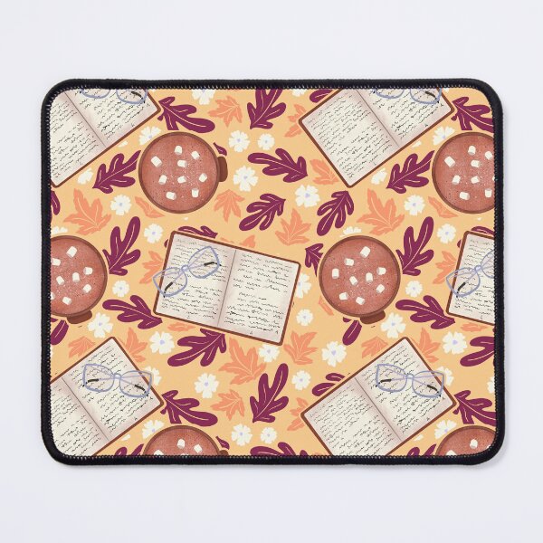 Item preview, Cozy Fall – Books, Hot Cocoa, Glasses, and Autumn Florals designed and sold by JVCreative.