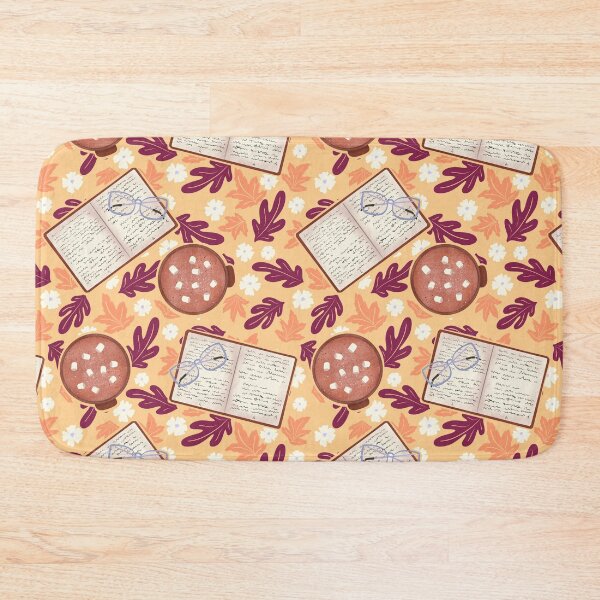Item preview, Cozy Fall – Books, Hot Cocoa, Glasses, and Autumn Florals designed and sold by JVCreative.