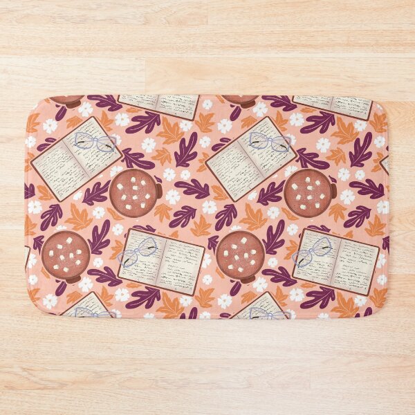 Item preview, Cozy Fall – Books, Hot Cocoa, Glasses, and Autumn Florals designed and sold by JVCreative.