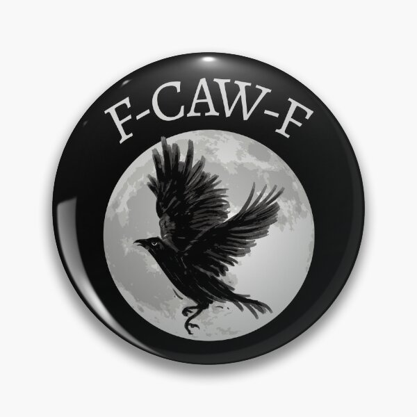 Item preview, F-Caw-F III - Funny Crow Moon Halloween Sarcastic Quote designed and sold by Lemon Pepper.