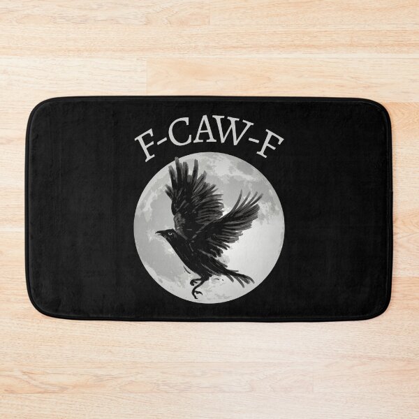Item preview, F-Caw-F III - Funny Crow Moon Halloween Sarcastic Quote designed and sold by Lemon Pepper.