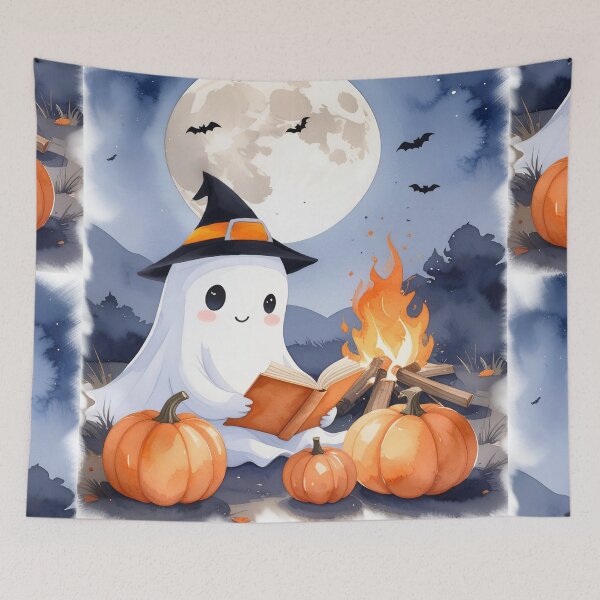Item preview, Halloween stories around the campfire, ghost reads to pumpkins designed and sold by LiskoDesign.