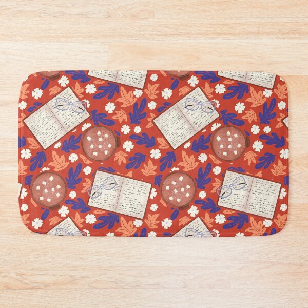 Item preview, Cozy Fall – Books, Hot Cocoa, Glasses, and Autumn Florals designed and sold by JVCreative.