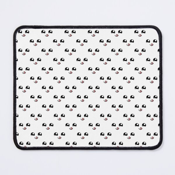 Item preview, Cute kawaii happy smiling tongue out face pattern designed and sold by BlushyPrint.