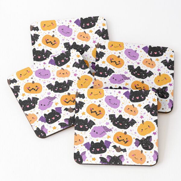 Item preview, Pumpkin Bat Carnival designed and sold by Kawaii Patterns | Chubby Animals & Cute Ghosts.