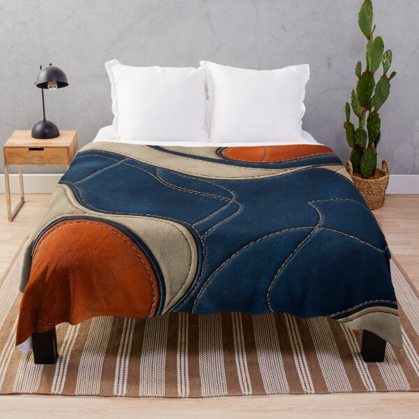 Item preview, Leather Waves designed and sold by Kaleidoscope Print.