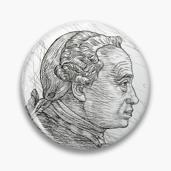 Item preview, IMMANUEL KANT ink portrait .4 designed and sold by lautir.