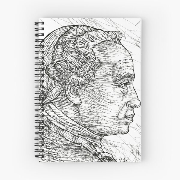 Item preview, IMMANUEL KANT ink portrait .4 designed and sold by lautir.