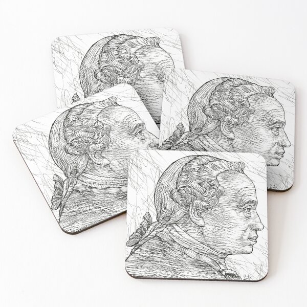 Item preview, IMMANUEL KANT ink portrait .4 designed and sold by lautir.