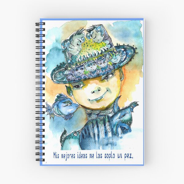 Item preview, A fish whispers my best ideas to me. designed and sold by MagdaRiverabcn.