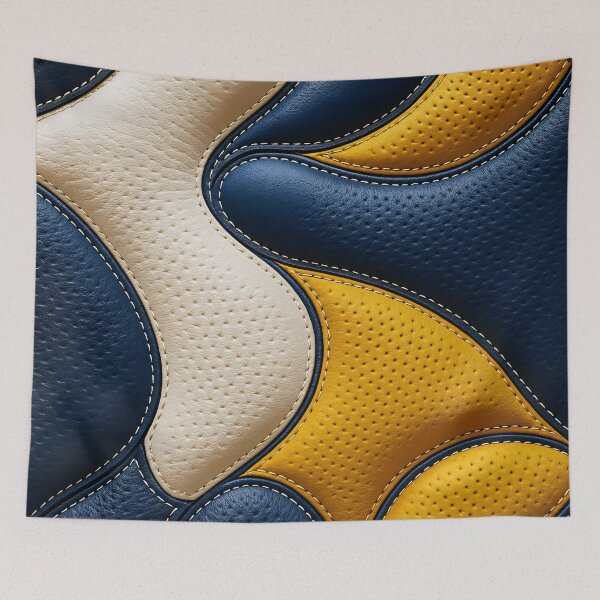 Item preview, Golden Leather Flow designed and sold by Kaleidoscope Print.