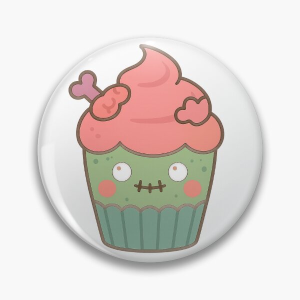 Item preview, Cute Spooky Cupcake – Kawaii Halloween Food Character designed and sold by ChillTofu.