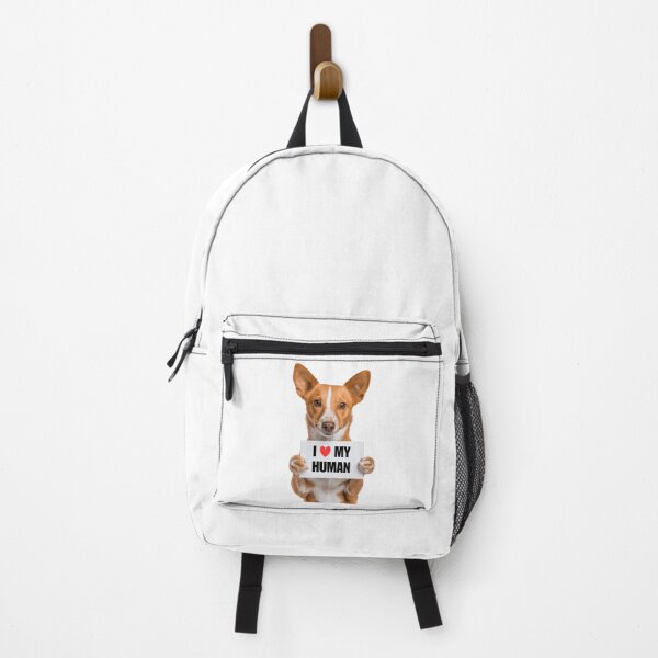 Item preview, Cute Portuguese Podengo dog with Signboard I love my Human  designed and sold by LazyOwlStore.