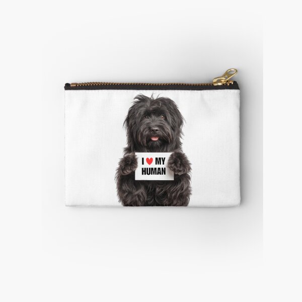 Item preview, Cute Puli dog with Signboard I love my Human  designed and sold by LazyOwlStore.