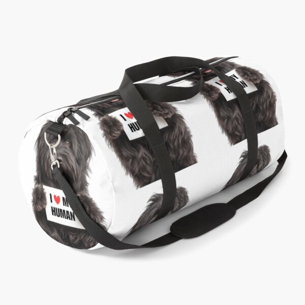 Item preview, Cute Puli dog with Signboard I love my Human  designed and sold by LazyOwlStore.