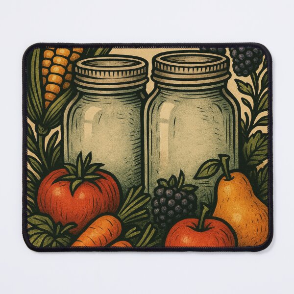 Item preview, Summer Vibes Gardener Tattoo Artist Retro Poster Garden Vintage Canning designed and sold by Wild Blood Designs.