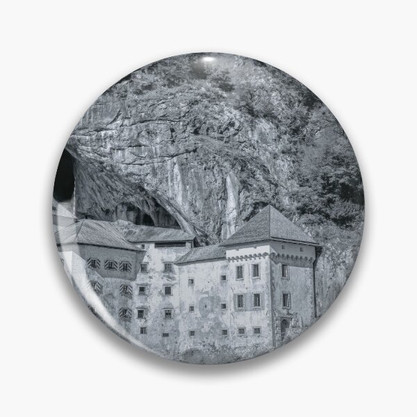 Item preview, Predjama Castle BW Slovenia designed and sold by PhotoArt by Joan Carroll.