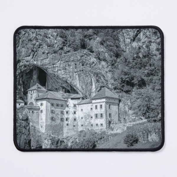Item preview, Predjama Castle BW Slovenia designed and sold by PhotoArt by Joan Carroll.