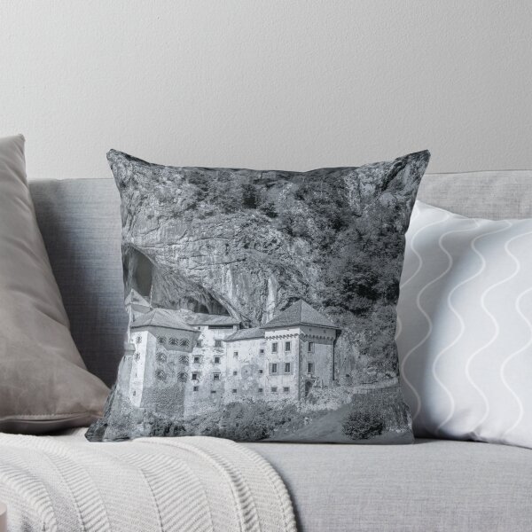 Item preview, Predjama Castle BW Slovenia designed and sold by PhotoArt by Joan Carroll.