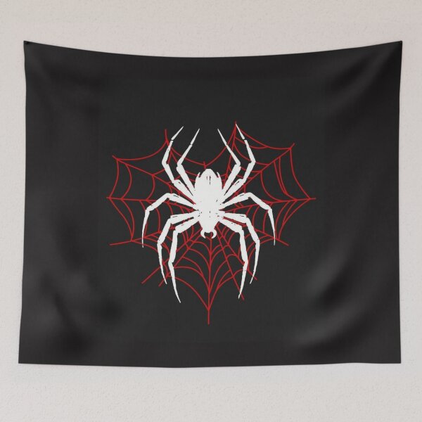 Item preview, Spider Heart Web Design | Creepy Gothic Spider Art designed and sold by FloraMyst.