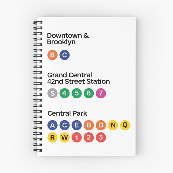 Item preview, NYC Subway Map Typography – Minimalist designed and sold by DoodlifyDesign.