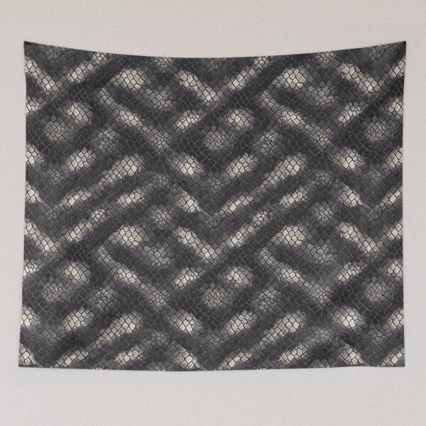 Item preview, Unique Elegant Snake Scales For Wild Print Fan designed and sold by RoyalStarsPatts.
