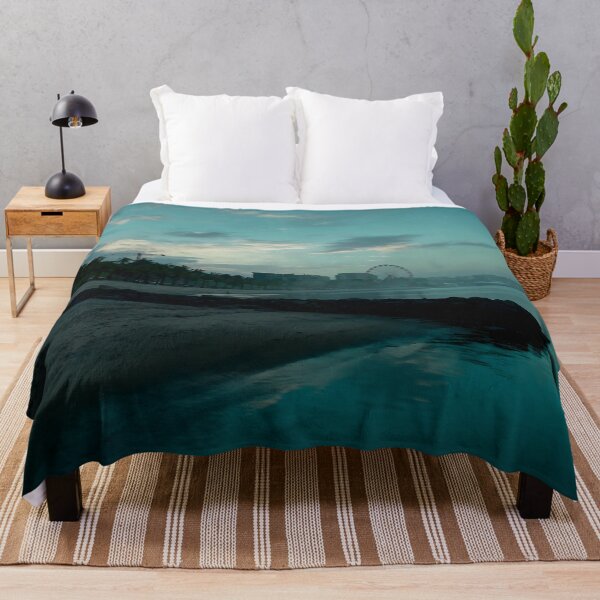 Item preview, Sunset Beach with Palm Trees and Ferris Wheel designed and sold by TRex-Landscapes.