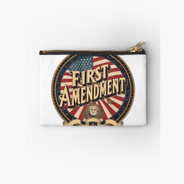 Item preview, First Amendment Emblem – Vintage Patriotic Design designed and sold by Edenglow Prints & Peculiars.