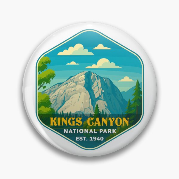 Item preview, Kings Canyon National Park Retro Sticker designed and sold by Ismeal Von.