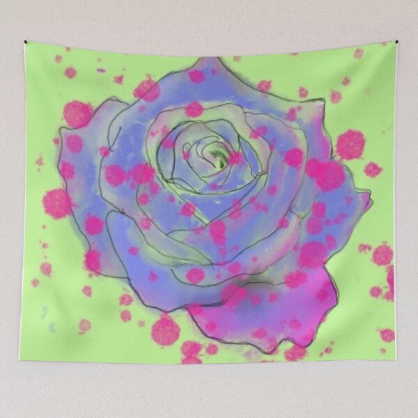 Item preview, Splattered rose designed and sold by OfLoveDesigns.