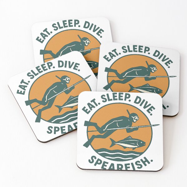 Item preview, Eat. Sleep. Dive. Spearfish. – Spearfishing Lifestyle Design designed and sold by Overthink Juice.