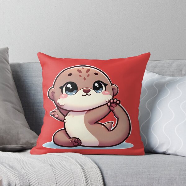 Item preview, Cartoon Otter in Yoga Pose designed and sold by ArtistEmbrace.
