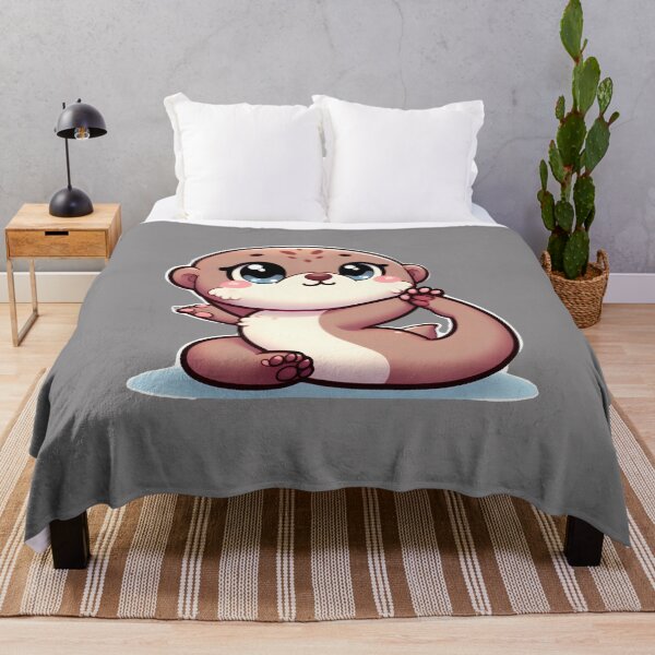 Item preview, Cartoon Otter in Yoga Pose designed and sold by ArtistEmbrace.