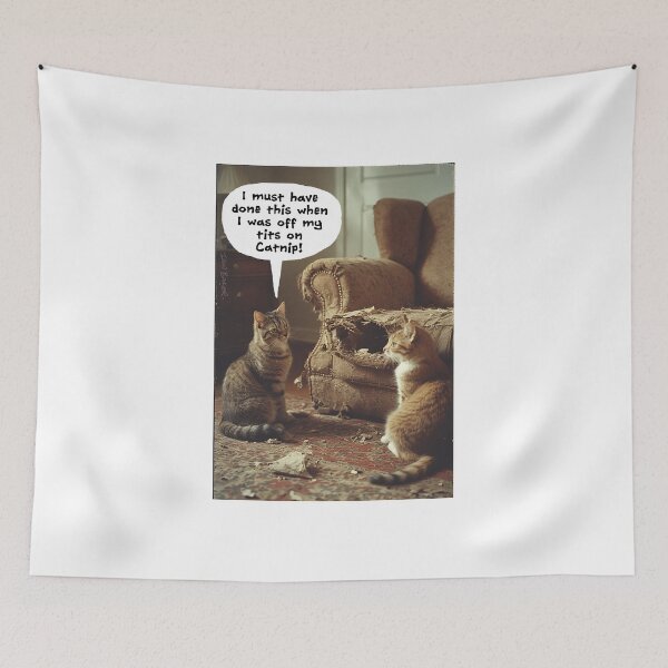 Item preview, Cat Vandalism designed and sold by IanBakerToons.