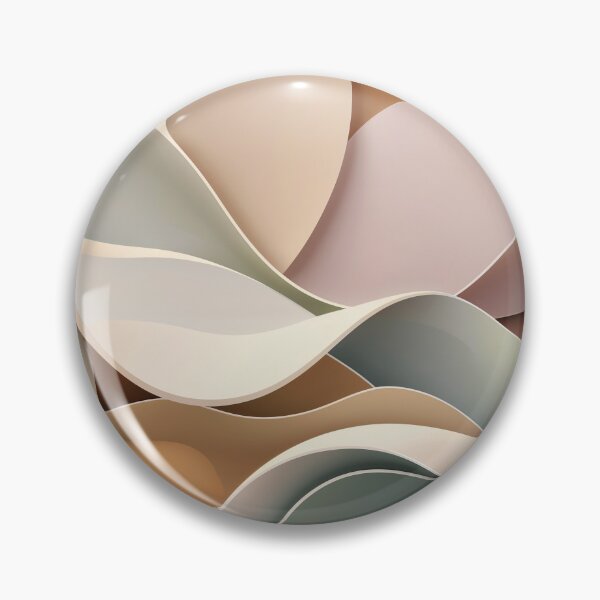 Item preview, Soft Flowing Abstract Geometry in Earth Tones designed and sold by Prachodayat Artworks.