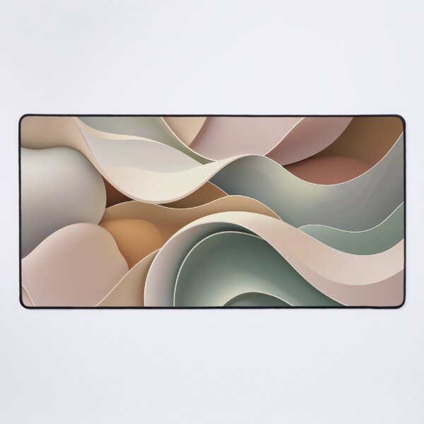 Item preview, Soft Flowing Abstract Geometry in Earth Tones designed and sold by Prachodayat Artworks.
