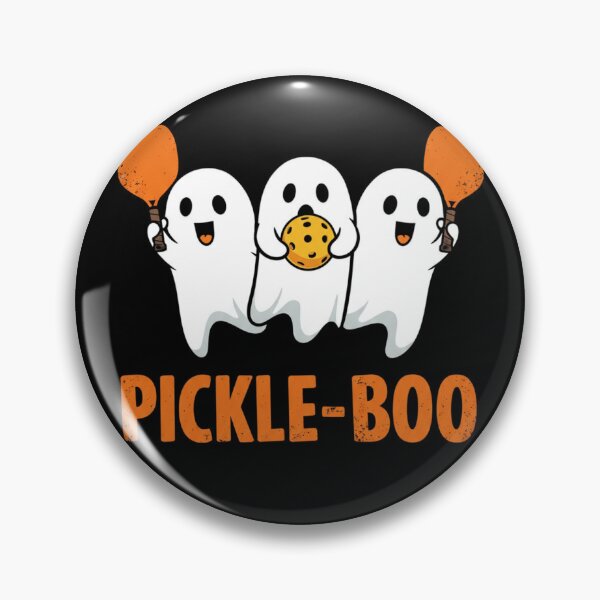 Item preview, Pickle-Boo Funny Ghost Halloween Pickleball  designed and sold by ArtFromBeyond.