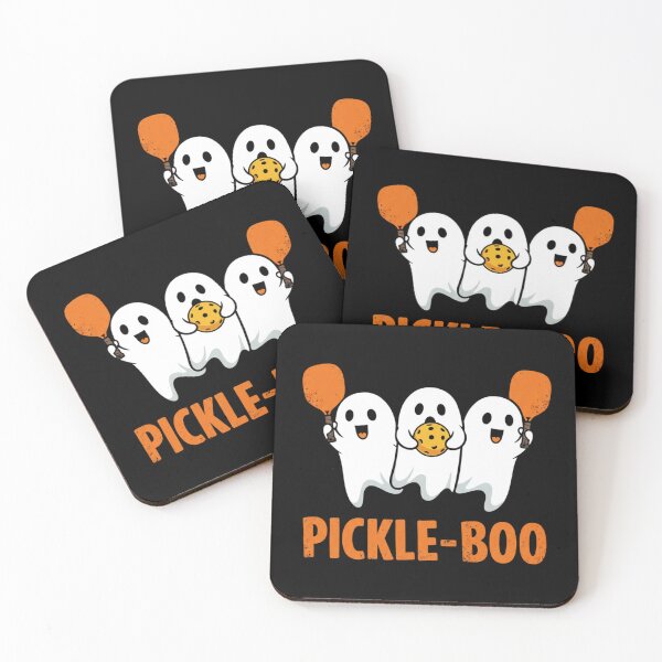 Item preview, Pickle-Boo Funny Ghost Halloween Pickleball  designed and sold by ArtFromBeyond.