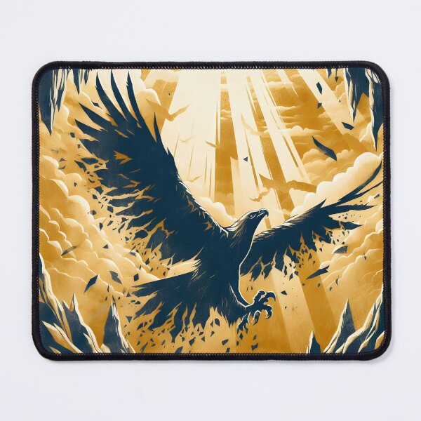 Item preview, Charcoal Torn Paper Eagle, Ai Generated Art designed and sold by ACC .
