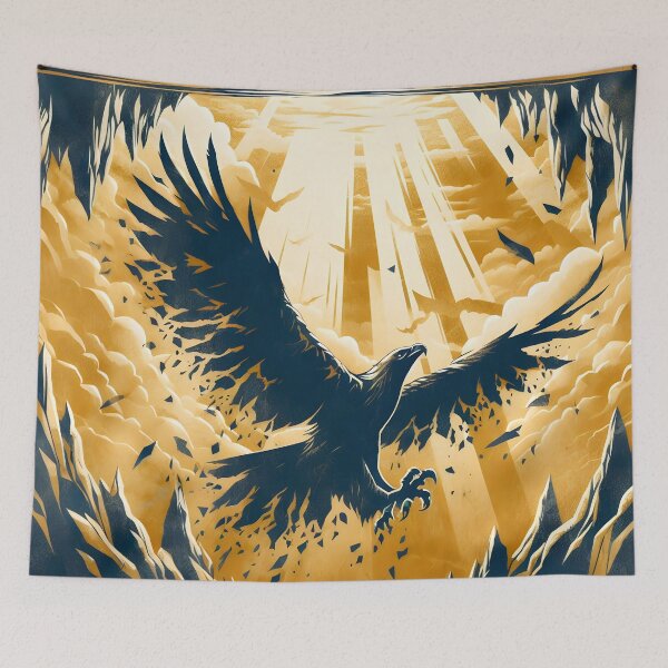 Item preview, Charcoal Torn Paper Eagle, Ai Generated Art  designed and sold by ACC .