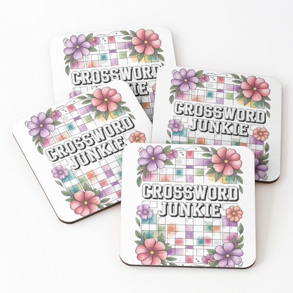Item preview, Watercolor Crossword Puzzle designed and sold by JediKittenWars.