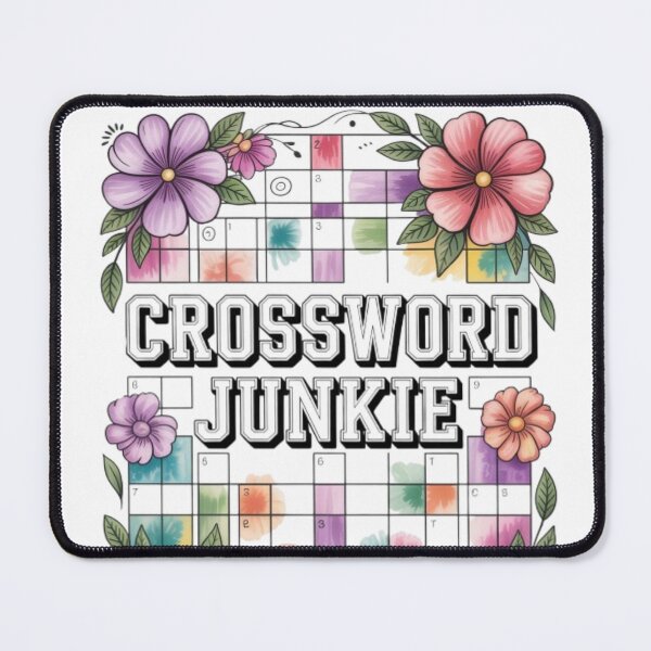 Item preview, Watercolor Crossword Puzzle designed and sold by JediKittenWars.