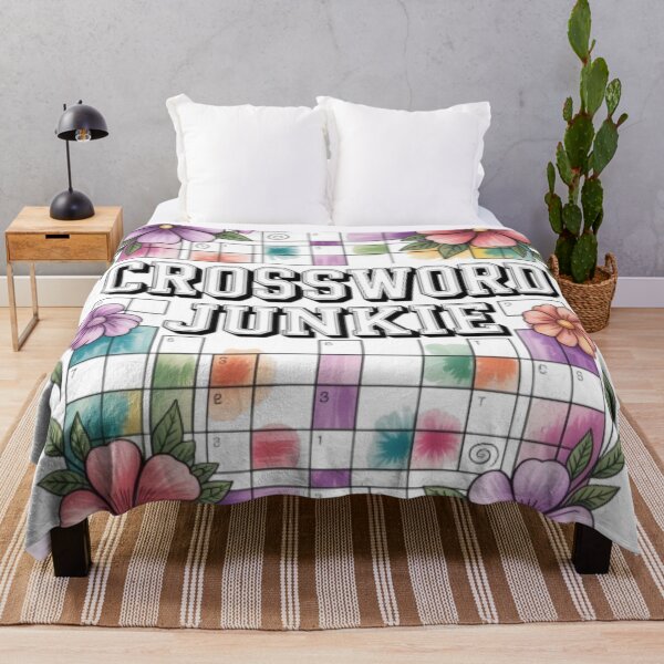 Item preview, Watercolor Crossword Puzzle designed and sold by JediKittenWars.