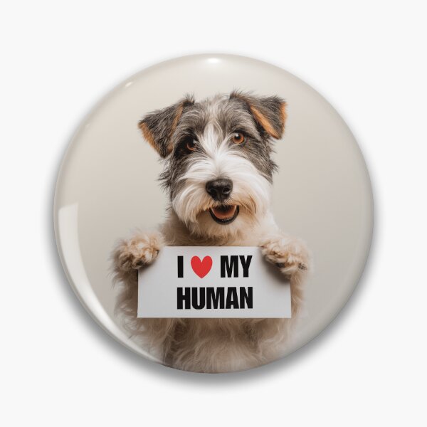 Item preview, Cute Sealyham Terrier dog with Signboard I love my Human  designed and sold by LazyOwlStore.