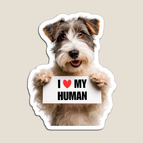 Item preview, Cute Sealyham Terrier dog with Signboard I love my Human  designed and sold by LazyOwlStore.
