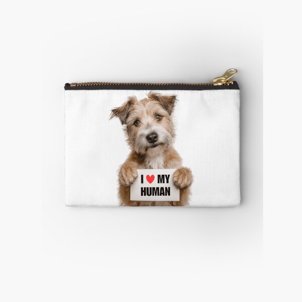 Item preview, Cute Glen of Imaal Terrier dog with Signboard I love my Human  designed and sold by LazyOwlStore.