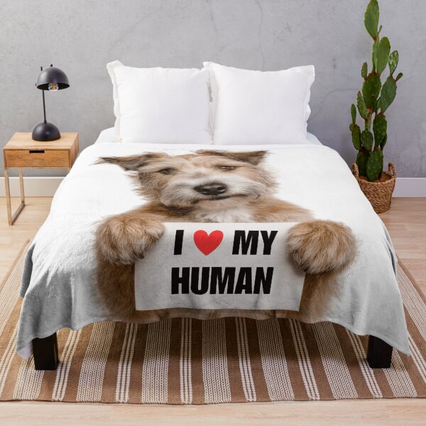 Item preview, Cute Glen of Imaal Terrier dog with Signboard I love my Human  designed and sold by LazyOwlStore.