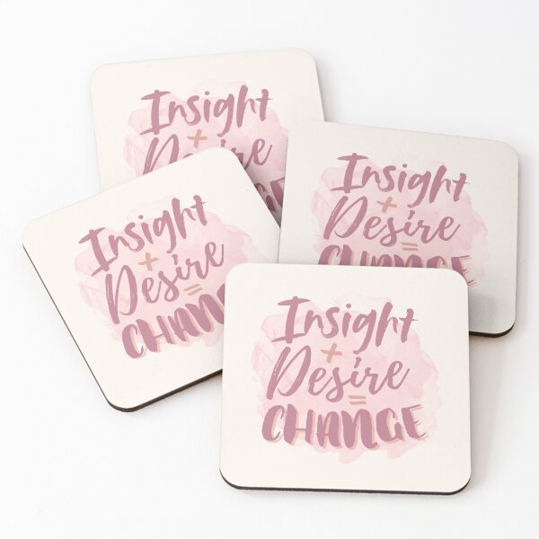 Item preview, Insight + Desire = Change designed and sold by blisswashere.