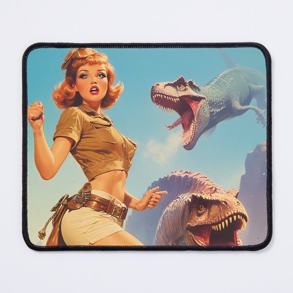 Item preview, The archaeologist under the spell of the jade dinosaur designed and sold by she-devil-shirt.